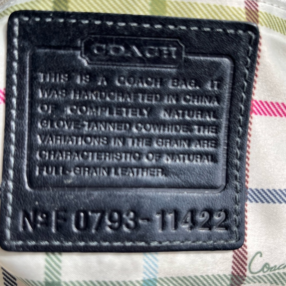 Coach Bleeker Tattersall Bucket Bag - Picture 12 of 16